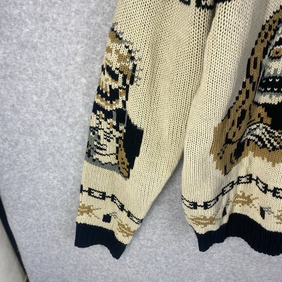 👻 Middle Beyond Mens 2XL Creepshow Cardigan Tan Halloween Horror 👻 - Picture 4 of 10